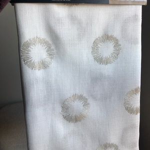 Tahari Curtains - metallic embroidery grommet curtains 50 in x 96in panels